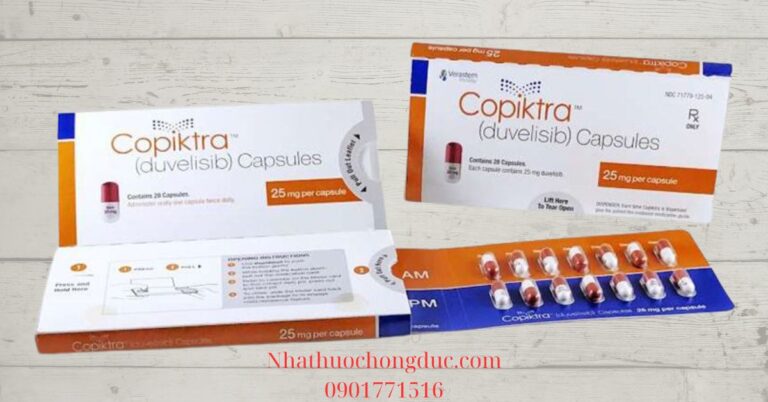 Thuốc Copiktra (duvelisib): Công dụng và cách dùng thuốc