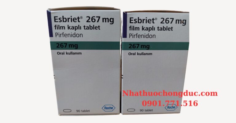 Thuốc Esbriet 267mg Pirfenidone điều trị bệnh xơ hóa phổi