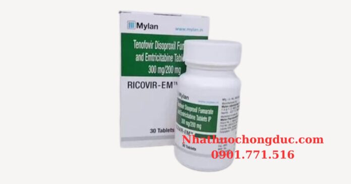 Thuoc-ricovir-em-tenofovir-300mg-va-emtricitabine-200mg Thuốc ricovir-em tenofovir 300mg và emtricitabine 200mg