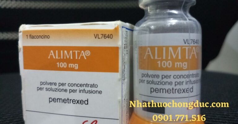 Thuốc alimta 100mg pemetrexed điều trị ung thư phổi