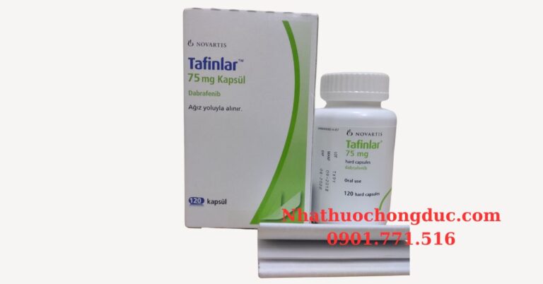 Thuốc tafinlar 75mg dabrafenib điều trị ung thư da