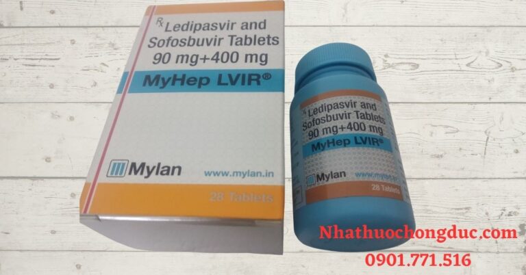 Thuốc Myhep Lvir (Ledipasvir /Sofosbuvir) Công dụng & Cách dùng