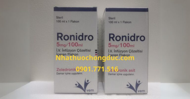 Thuốc Ronidro 5mg/100ml: Công dụng và cách dùng