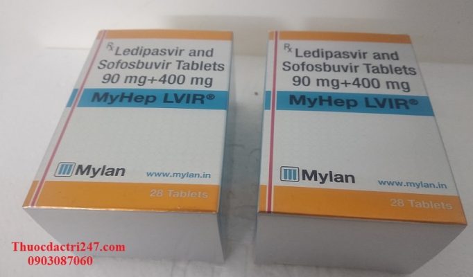 Thuốc Myhep Lvir (Ledipasvir /Sofosbuvir) Công dụng & Cách dùng