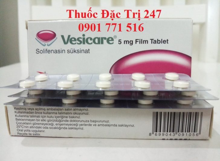 Thuoc Vesicare 5mg Solifenacin succinate tri trieu chung duong tieu khong tu chu - Thuoc dac tri 247 (2)