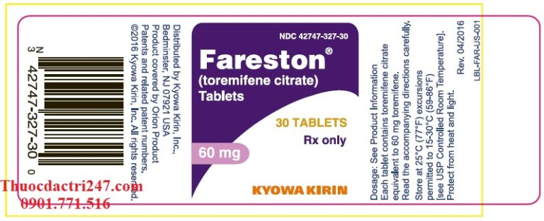 Liều dùng - cách dùng thuốc Fareston hiệu quả